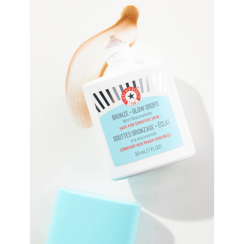 First Aid Beauty Bronze‎ + Glow Drops with Niacinamide 30 mL